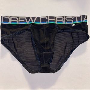 Andrew Christian Black Mesh Briefs